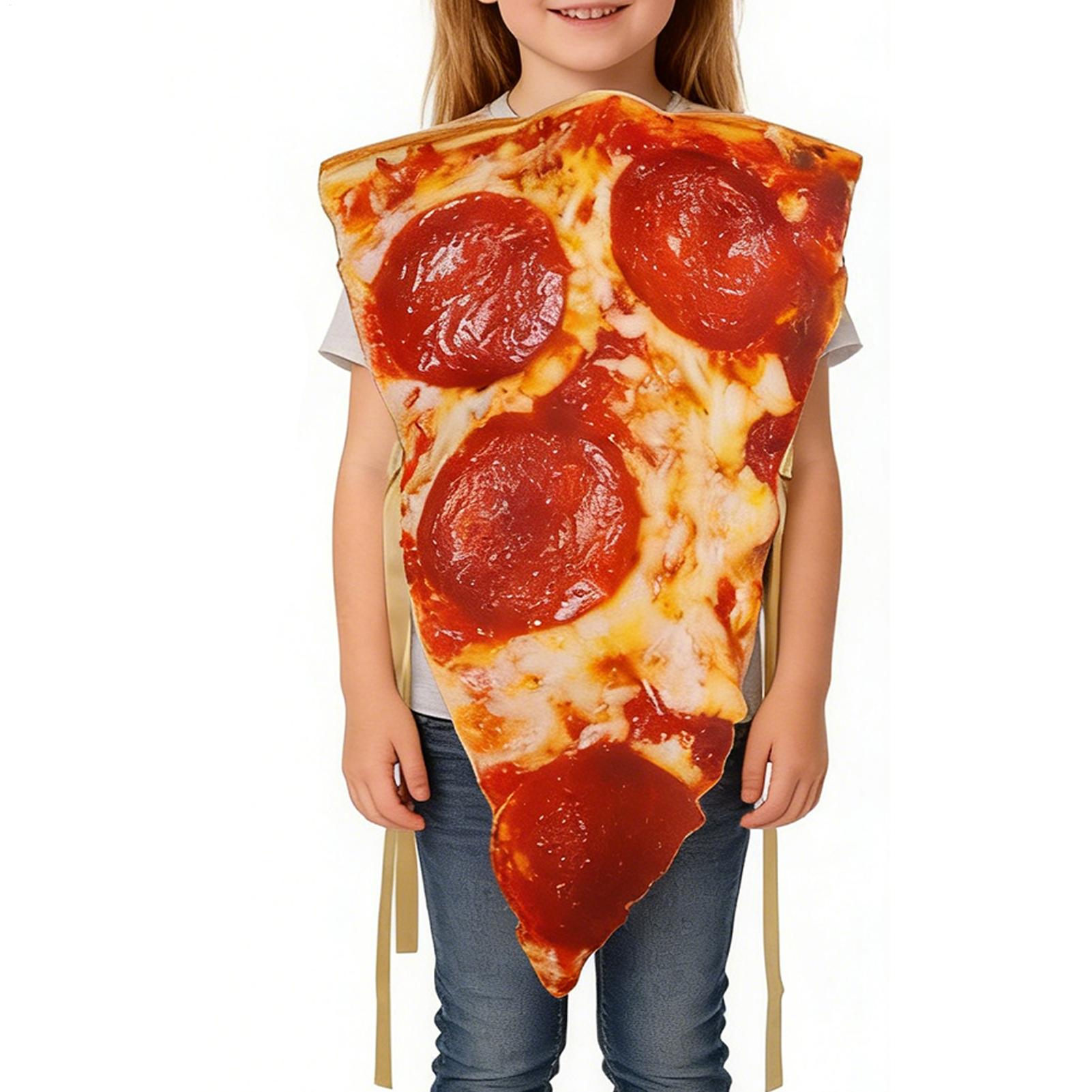 Anime Cosplay Realistic - Kostum Pizza Halloween Pakaian Cosplay Makanan