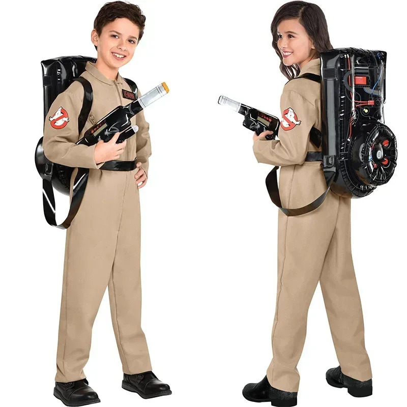Kids Cosplay Anime - Halloween Anak Ayah Ghostbusters Kostum Bertema