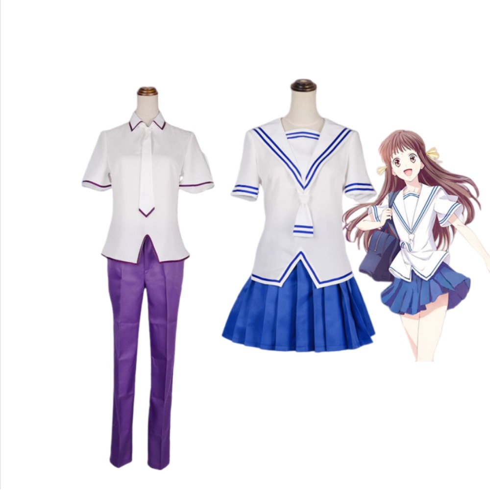 Cosplay Anime Yuki - Kostum Cosplay Fruits Basket Tohru Honda