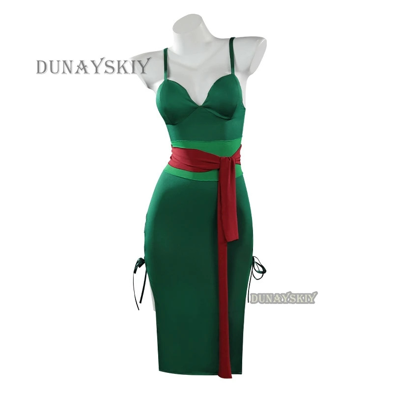 Anime Zoro Cosplay Female - Kostum Cosplay Anime Roronoa Zoro Penyamaran