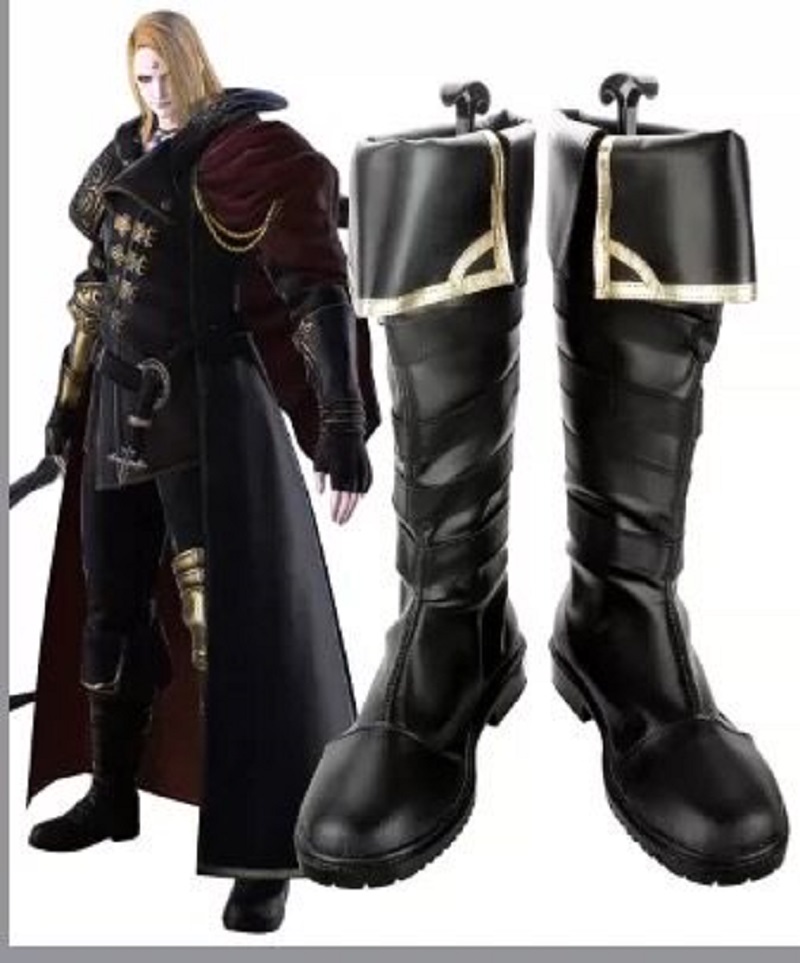 Zenos Anime Cosplay - Sepatu Kostum Cosplay Final Fantasy FF14