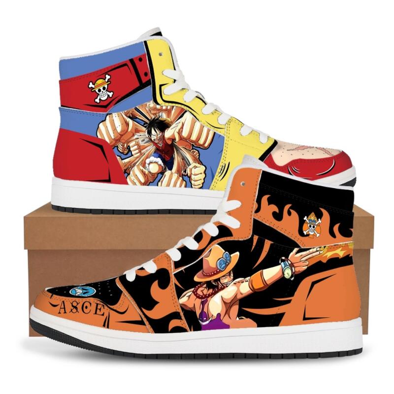 Anime Zoro Cosplay Female - Sepatu High Top Anime One Piece
