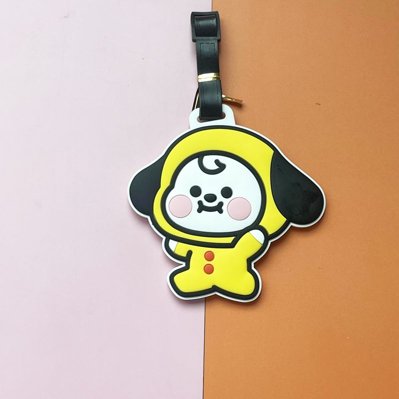 Anime Cosplay Girl Name - Tag Bagasi Anime BT21, Gantungan ID