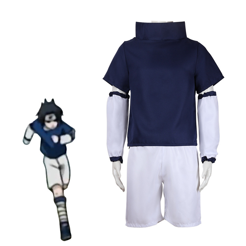 Kids Cosplay Anime - Kostum Cosplay Anime Uchiha Sasuke untuk