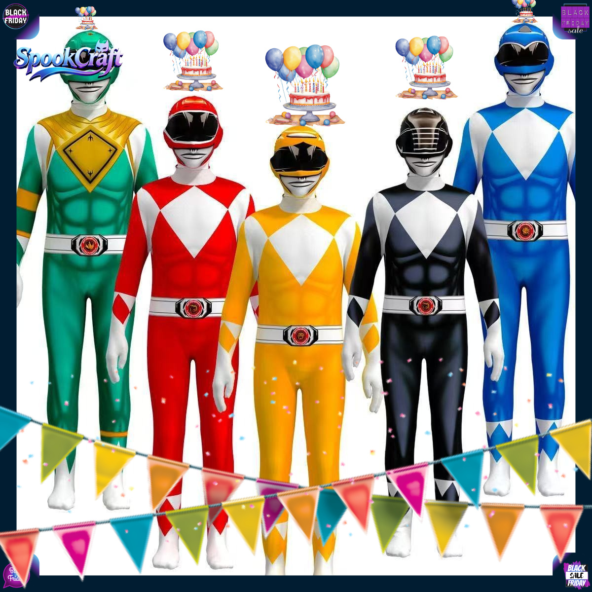 Kids Cosplay Anime - Kostum Samurai Sentai Shinkenger Rangers Baru