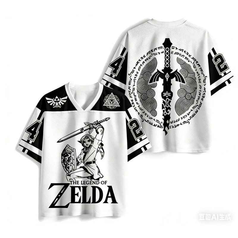 Anime Cosplay Link - Kaus Jersey The Legend Of Zelda