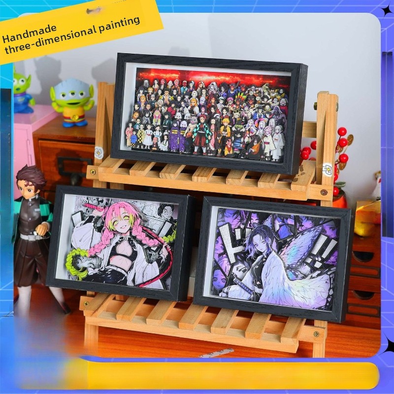 Anime Cosplay Demon Slayer - Merchandise anime Demon Slayer, kartun lucu,