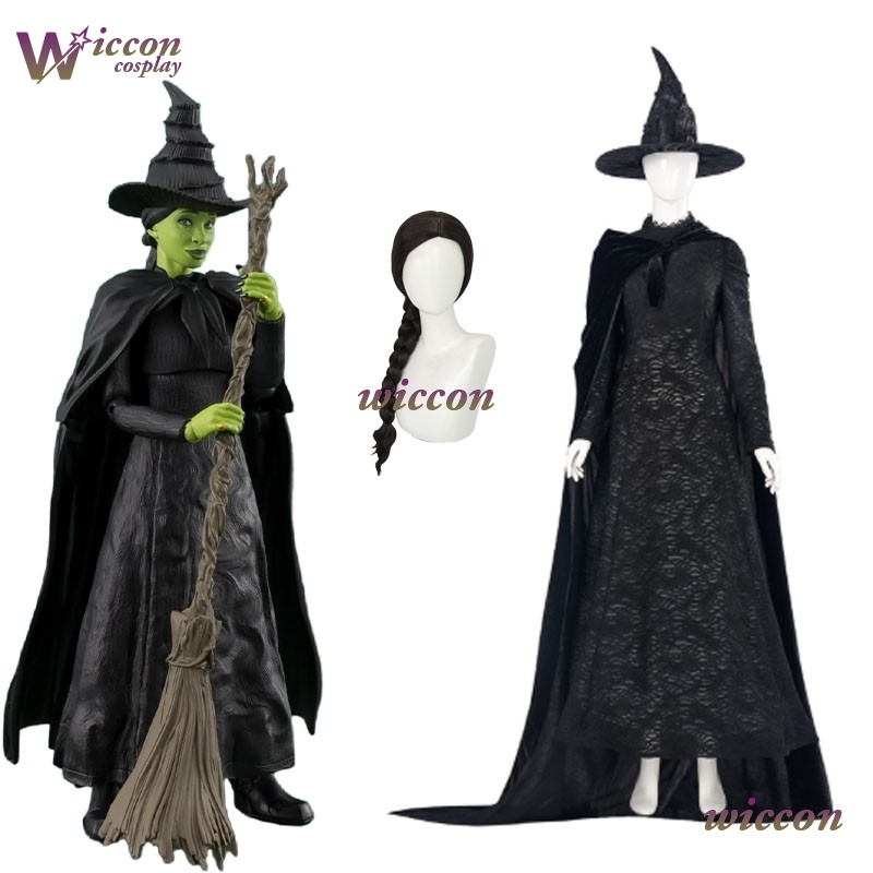 Kids Cosplay Anime - YesoK Movie Wicked Elphaba Kostum Cosplay