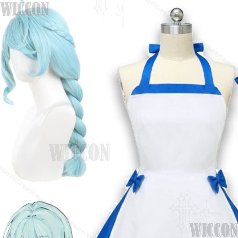 Zenos Anime Cosplay - Gaun Karakter Biru Zeno Pakaian Cosplay