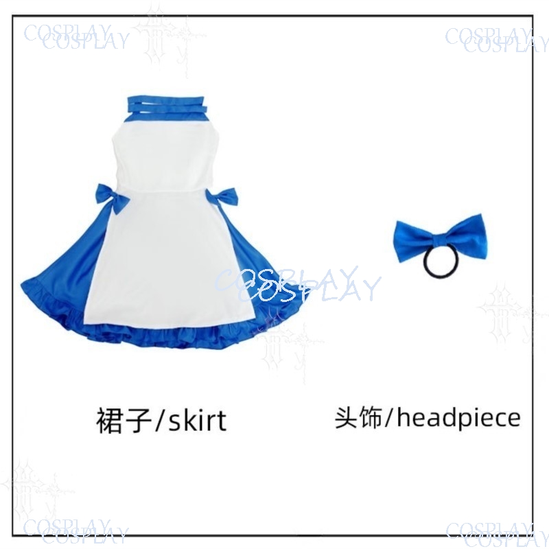 Zenos Anime Cosplay - Pakaian Cosplay Lengkap Halloween Biru Kostum