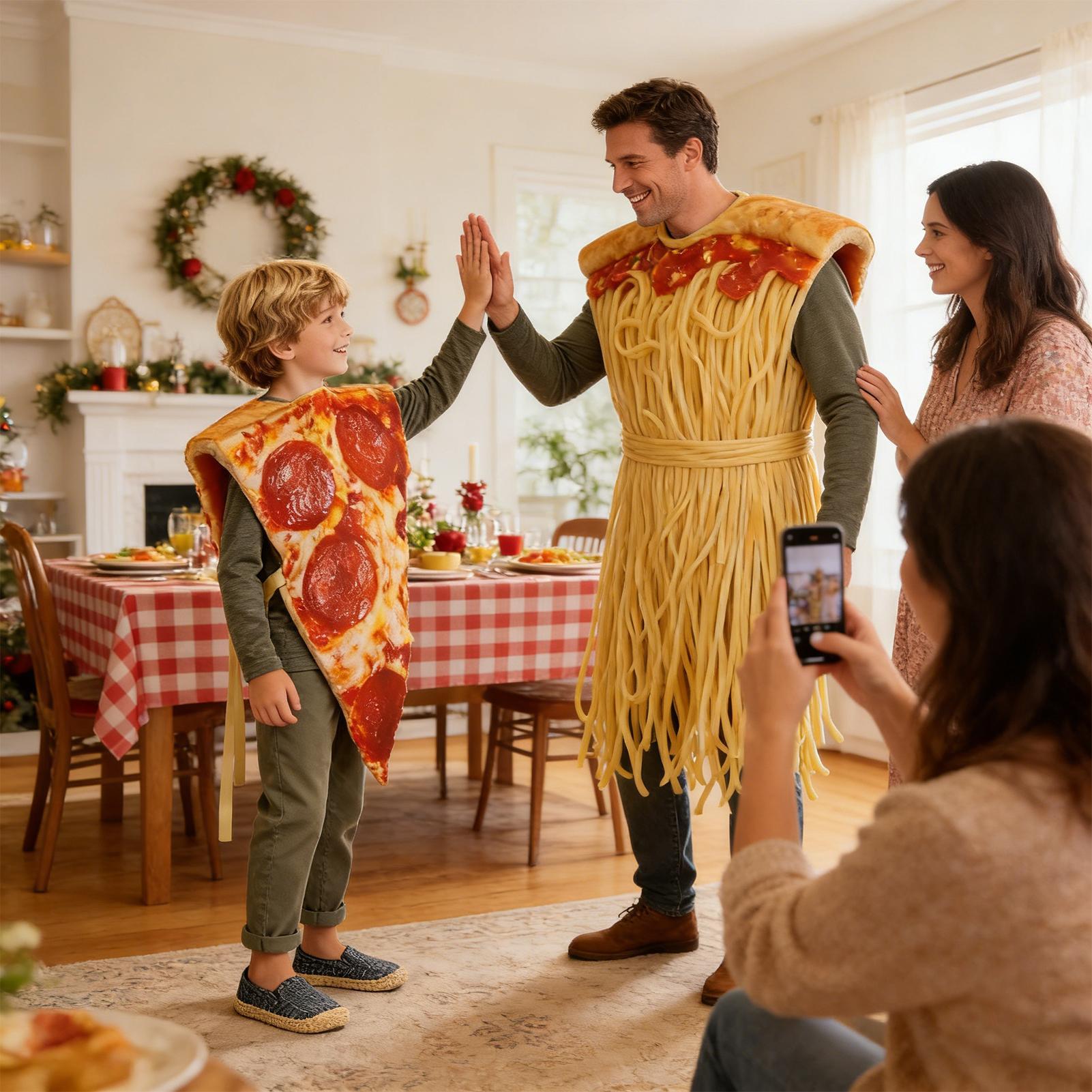 Kostum Pizza Halloween Pakaian - Anime Cosplay Realistic ulasan dan harga