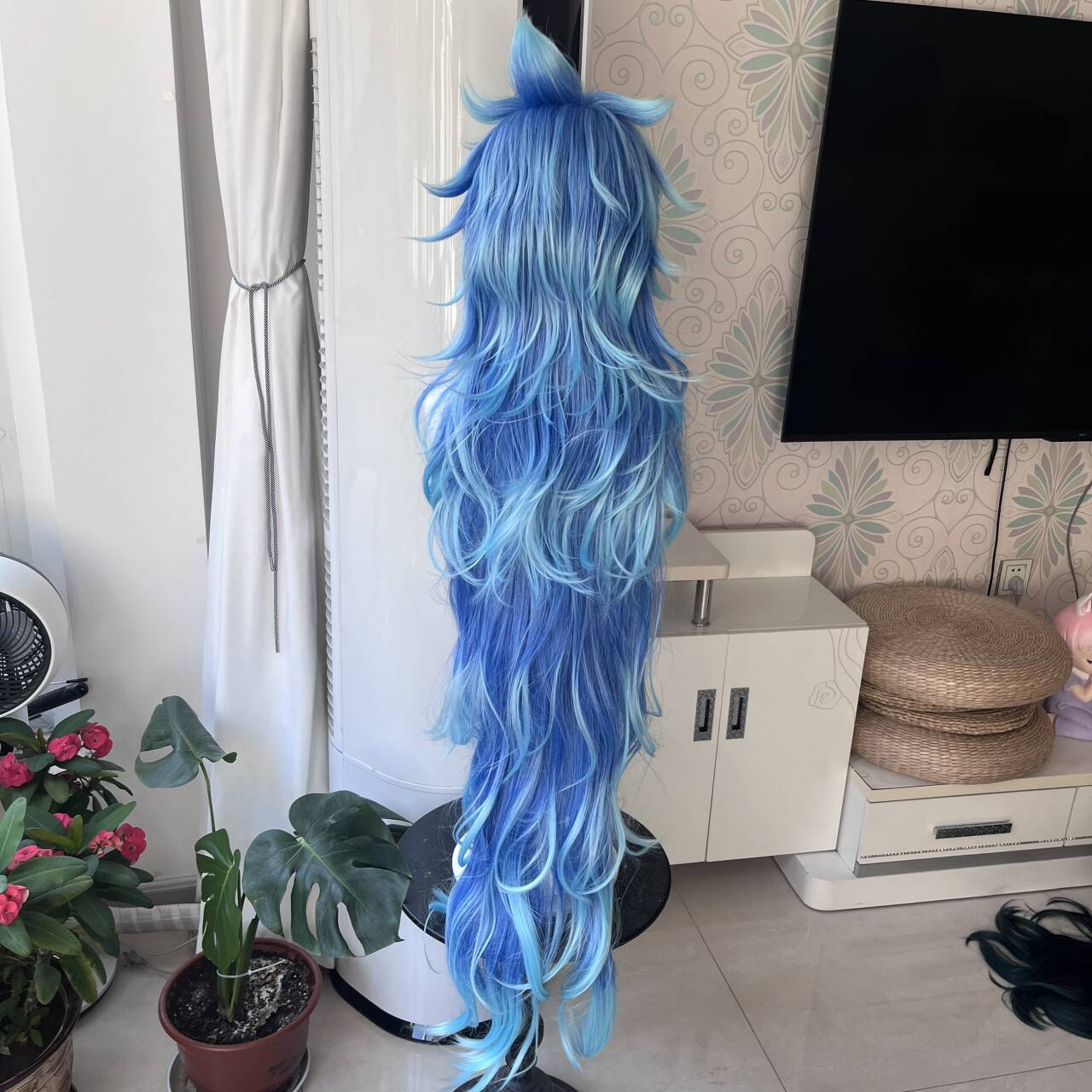 [Wig Bergaya] Wig Cosplay Idia - Anime Cosplay Long Hair ulasan dan harga
