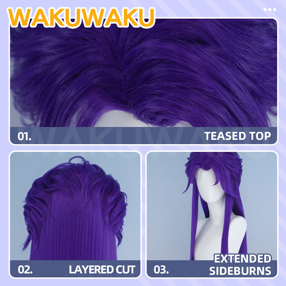 TERSEDIA Wig Cosplay Jester Ga - Anime Cosplay Long Hair ulasan dan harga