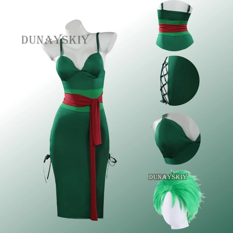Kostum Cosplay Anime Roronoa Z - Anime Zoro Cosplay Female ulasan dan harga