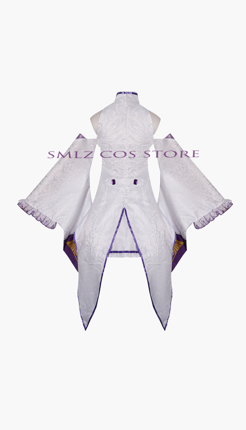 Kostum Cosplay Emilia Anime Re - Anime Cosplay Dresses ulasan dan harga