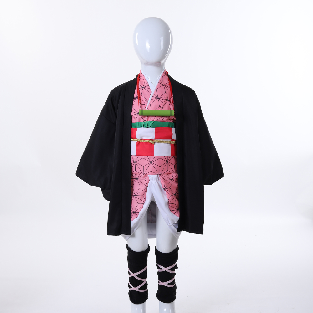 Set Cosplay Nezuko Kamado Leng - Anime Cosplay Demon Slayer ulasan dan harga