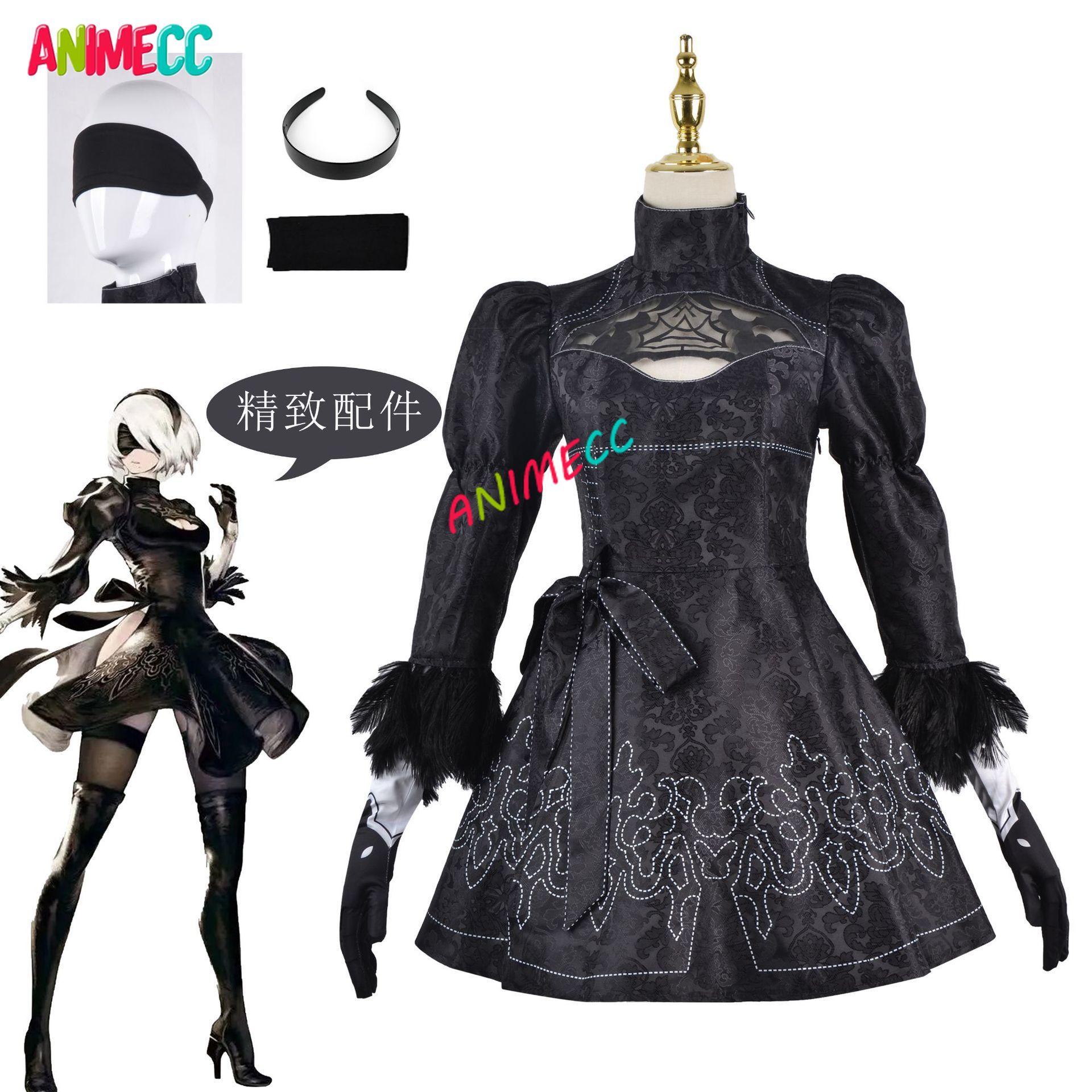 ANIMECC Tersedia S-3XL 2B NieR - Anime Cosplay Eyes ulasan dan harga