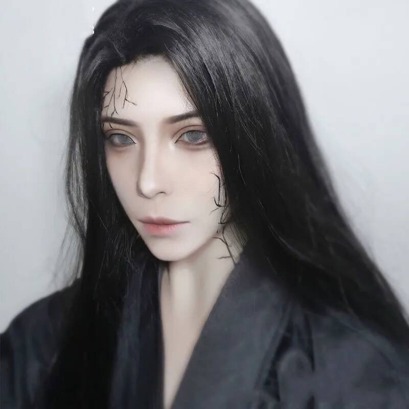 Kostum Cosplay Anime Rambut Lu - Anime Cosplay Long Hair ulasan dan harga