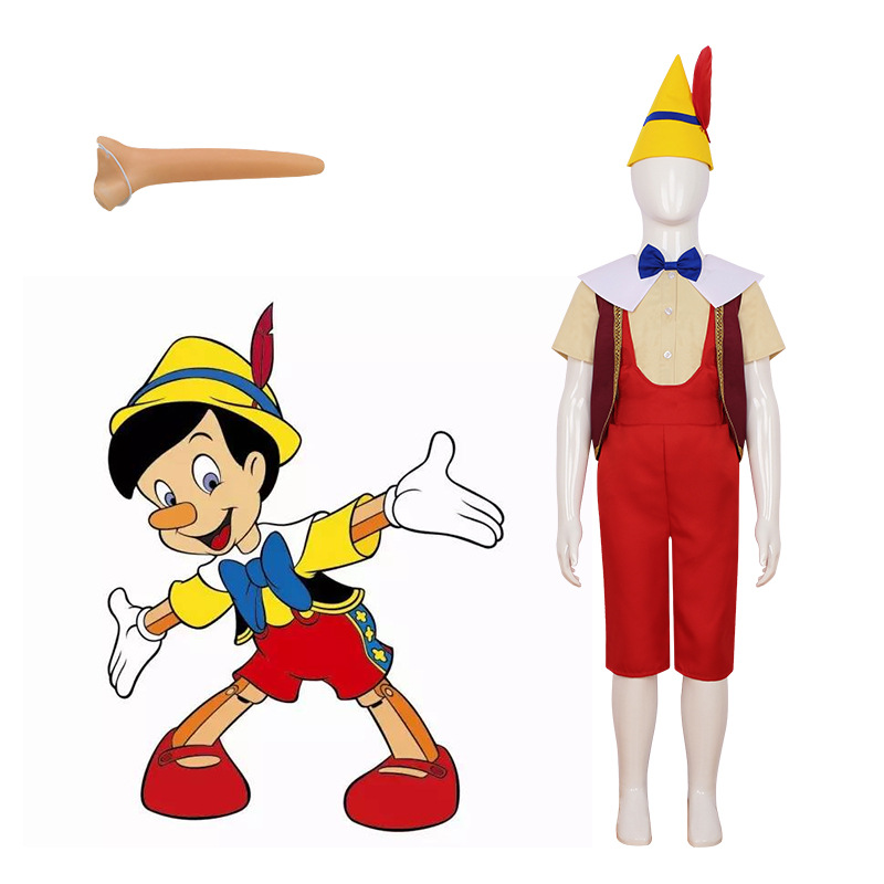 Kostum Anak-anak Anime Pinokio - Kids Cosplay Anime ulasan dan harga