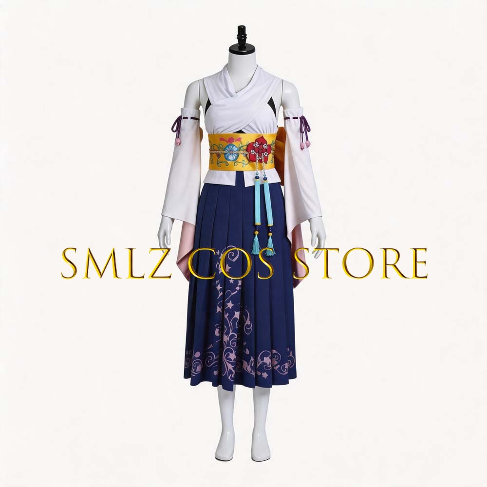 Smlz FFX Yuna Cosplay Anime FF - Anime Cosplay Girl Costume ulasan dan harga