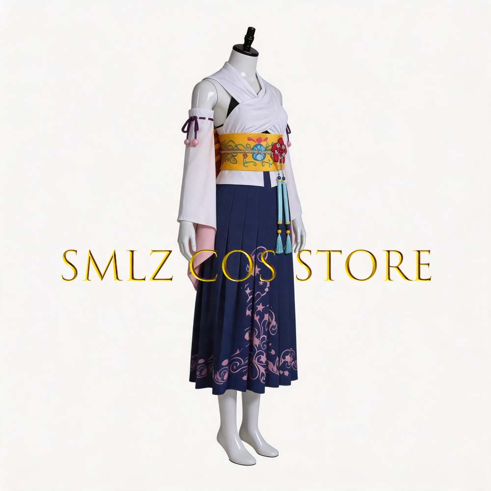 Smlz FFX Yuna Cosplay Anime FF - Anime Cosplay Girl Costume ulasan dan harga