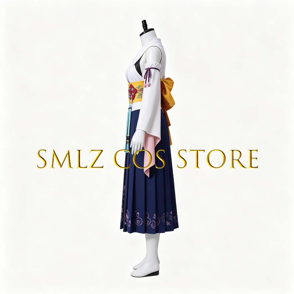 Smlz FFX Yuna Cosplay Anime FF - Anime Cosplay Girl Costume ulasan dan harga