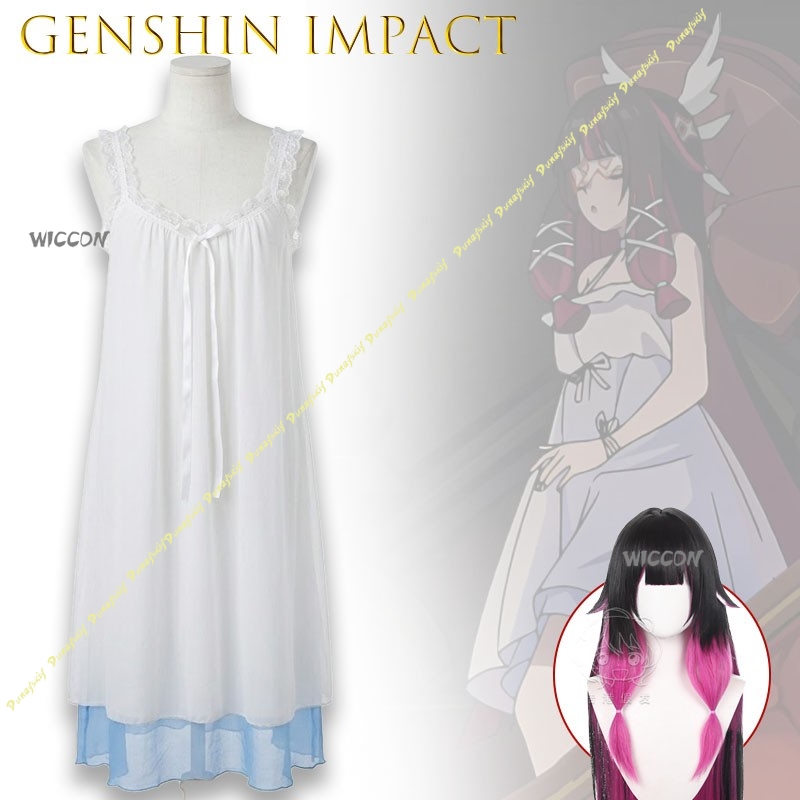 Genshin Impact Columbina Damse - Anime Cosplay Eyes ulasan dan harga