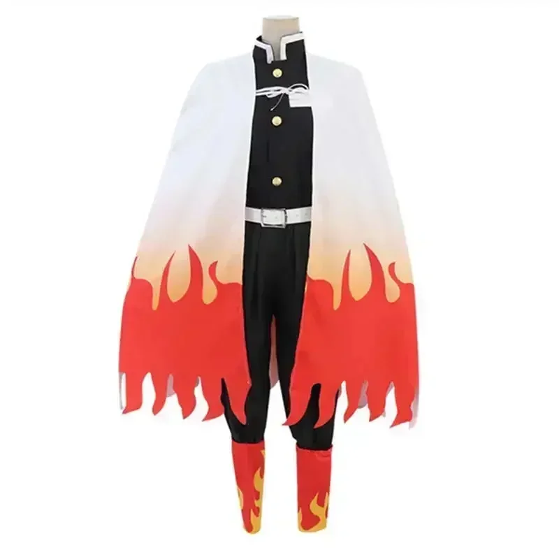 Rengoku Kyoujurou Pakaian Wig  - Anime Cosplay Demon Slayer ulasan dan harga