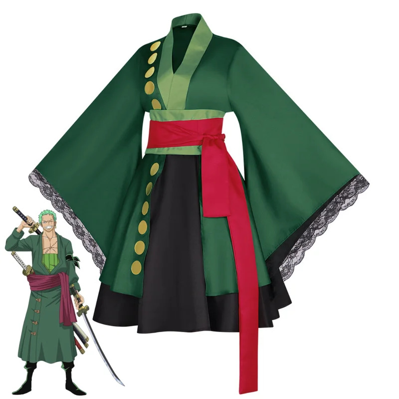Kostum Cosplay Anime Roronoa Z - Anime Zoro Cosplay Female ulasan dan harga