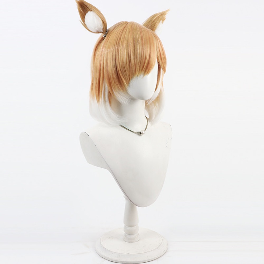 Wig Cosplay Arknights Mousse,  - Anime Cosplay Realistic ulasan dan harga