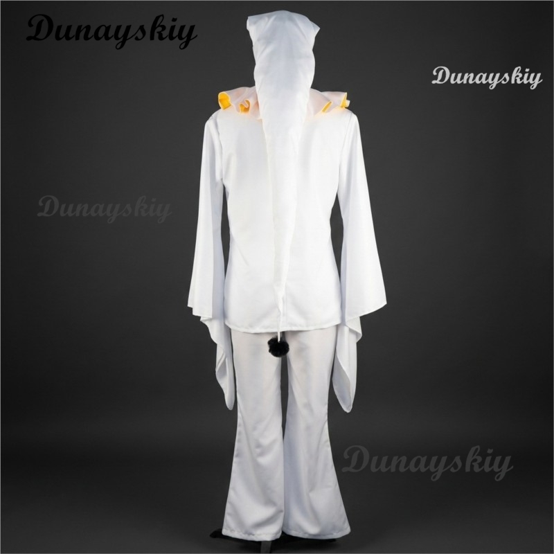 Kostum Cosplay Badut Putih Pie - Anime Cosplay Long Hair ulasan dan harga