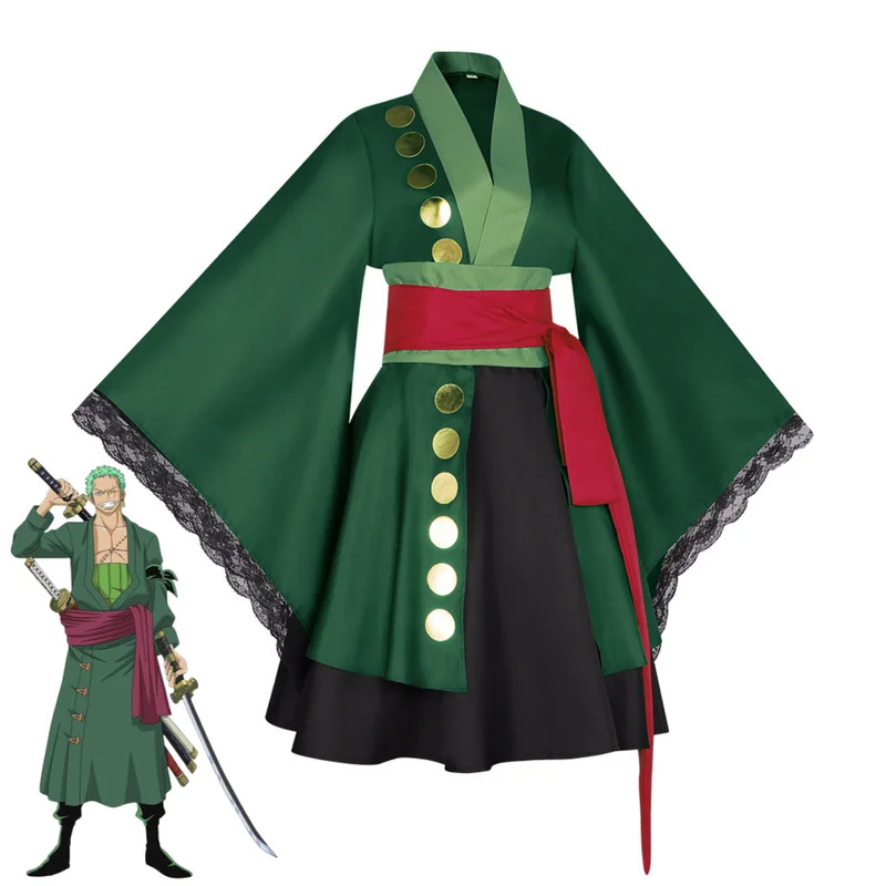 Kostum Cosplay Anime Roronoa Z - Anime Zoro Cosplay Female ulasan dan harga