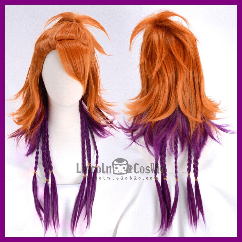 Wig penuh Cosplay Anime Black  - Anime Cosplay Long Hair ulasan dan harga