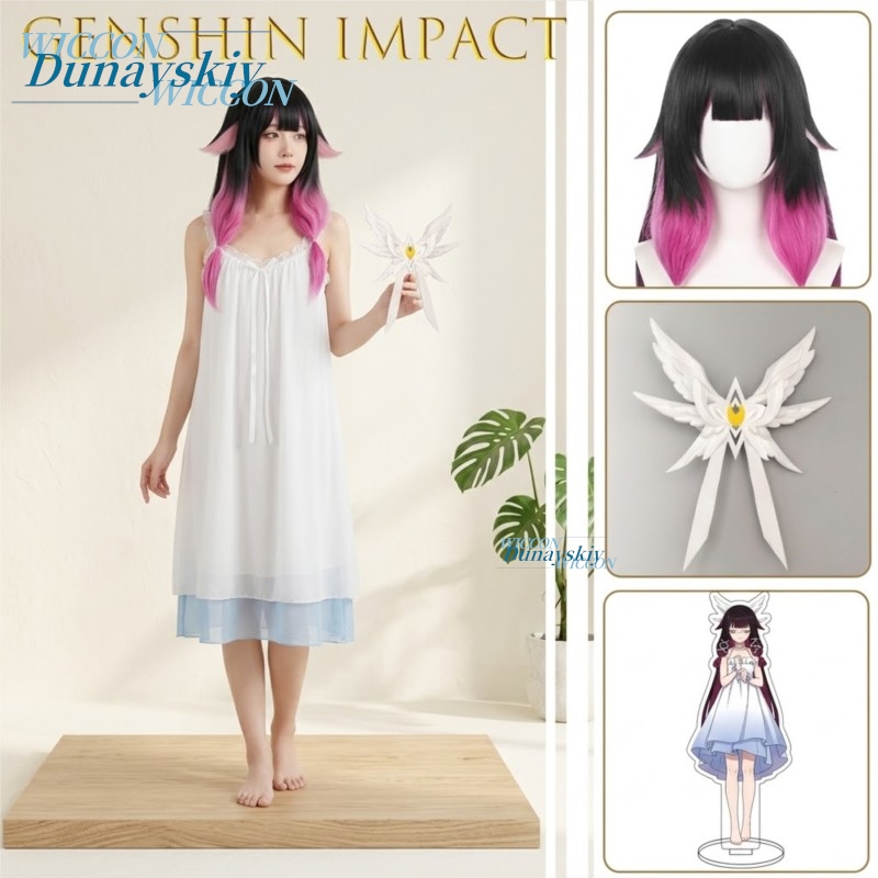 Genshin Impact Columbina Damse - Anime Cosplay Eyes ulasan dan harga