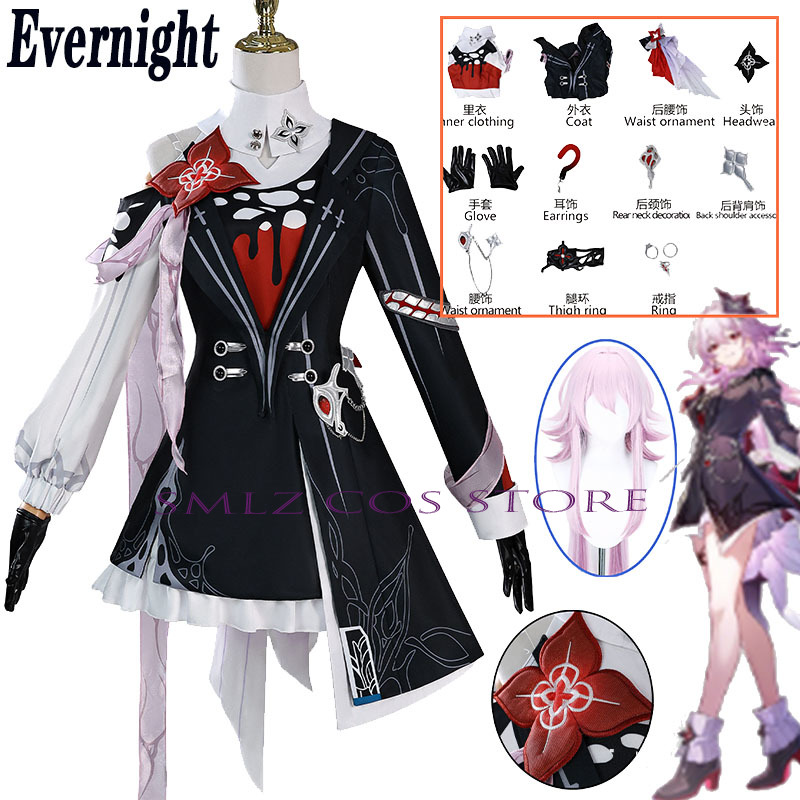 Kostum Cosplay Evernight Baru  - Anime Cosplay Girl Costume ulasan dan harga