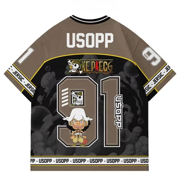 Jersey Basket One Piece Usopp  - Cosplay Korean Anime ulasan dan harga