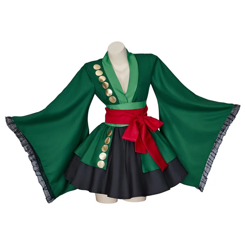 Kostum Cosplay Wanita Roronoa  - Anime Zoro Cosplay Female ulasan dan harga