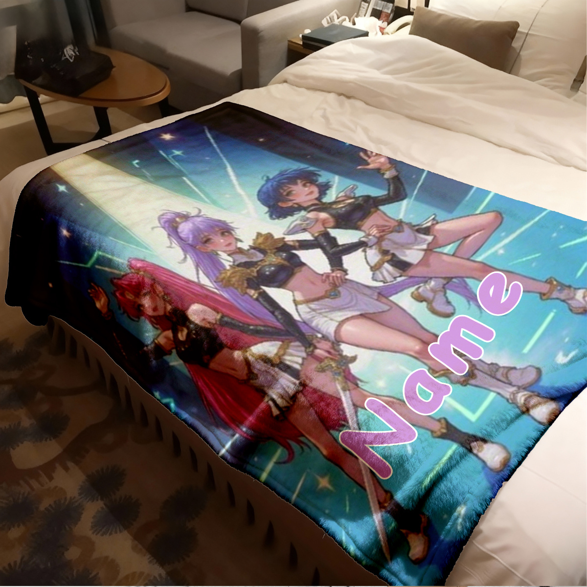 Selimut Gadis Anime Personalis - Anime Cosplay Girl Name ulasan dan harga